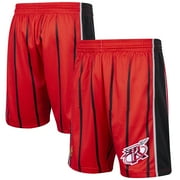 Men's Mitchell \u0026 Ness Red Houston Rockets Hardwood Classic Reload Swingman Shorts
